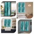 thumbnail image 7 of Teal Window Privacy Film, Retro Oil Painting Modern Abstract Art Aesthetics Static Cling UV Sun Blocking Heat Control Window Tint, Non-Adhesive One Way Windows Privacy Cover 17.7''x78.7'', 7 of 7