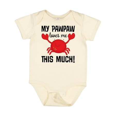 

Inktastic My PawPaw Loves Me Gift Baby Boy or Baby Girl Bodysuit