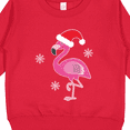 thumbnail image 3 of Inktastic Christmas Holiday Cute Flamingo Toddler Sweatshirt, 3 of 4