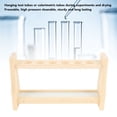 thumbnail image 3 of Wooden Detachable Test Tube Holder Stand Vial Rack Tube Rack Double Panel,Test Tube Rack for Microcentrifuge Tubes, 3 of 7