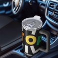 thumbnail image 6 of 40oz Tumbler with Handle and Straw, Vacuum Insulated Stainless Steel Travel Mug, Fits Car Cup Holder, Inspirational Quote, Slogan Print, 6 of 6