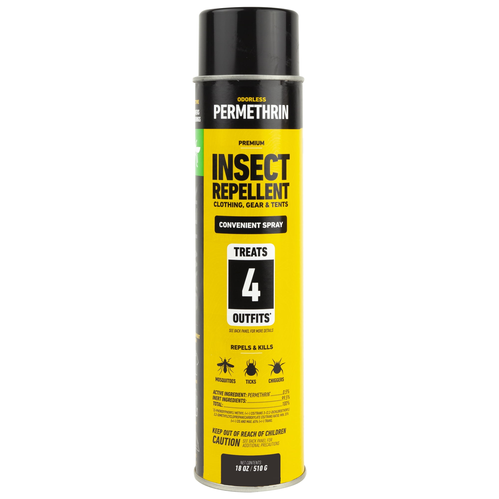 Sawyer Products Permethrin Premium Clothing Insect Repellent Aerosol Spray, 18 Oz.
