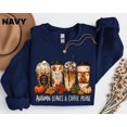 thumbnail image 3 of Halloween Coffee Sweatshirt, Coffee Lover Gift, Ghost Coffee Cup Sweatshirt, Pumpkin Spice Fall Shirt, 3 of 5