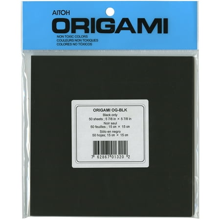 Origami Paper 5875x5875 50 Sheets Black
