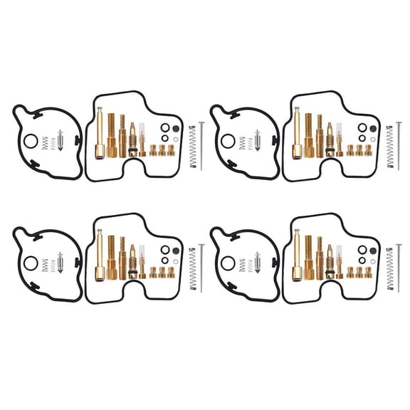 Labwork 4-Pack Carb Carburetor Repair Rebuild Kits Fit for 1995-1998 Honda CBR600F3 CBR600