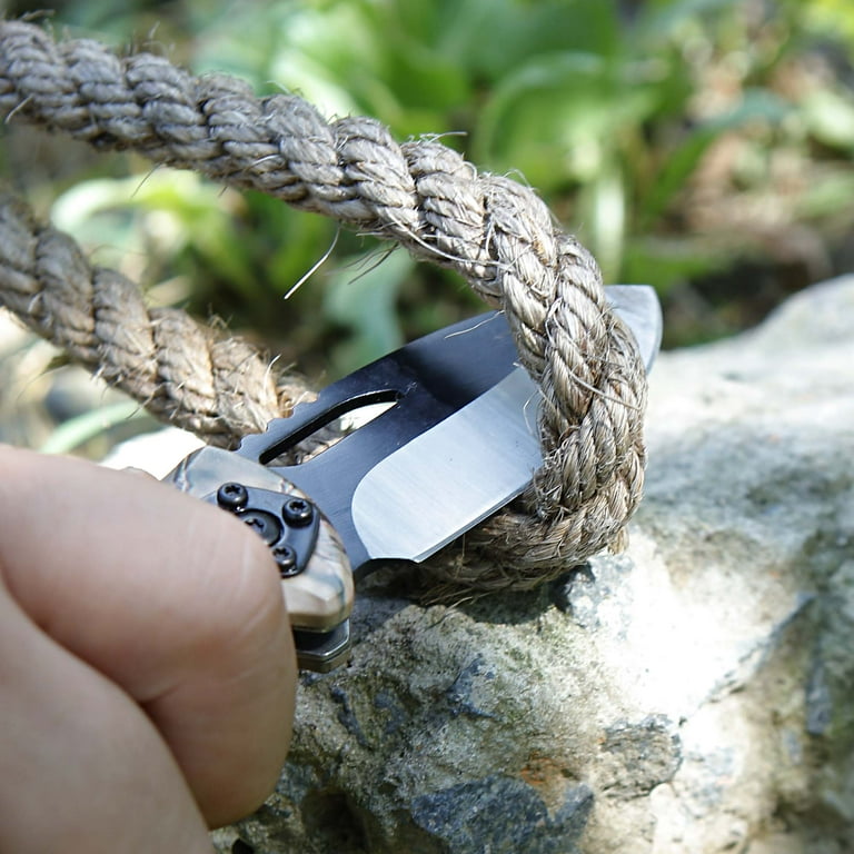 Ozark Trail Camo Folding Knife - Stainless Steel Blade