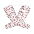 thumbnail image 2 of Uemuo Baseballs Printed Arm Sleeves, Cooling UV Sun Protection Sports Compression for Men/Women, 2 of 8