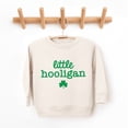 thumbnail image 3 of Bump and Beyond Designs Boys and Girls Little Hooligan St. Patrick's Day Sweatshirt (Natural 3T), 3 of 5