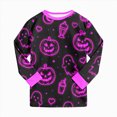 thumbnail image 5 of Futezty Toddler Girls Boys Halloween Pumpkin Pajamas Cotton Pjs for Boy Jammies Little Kids Sleepwear Clothes Sets 2T-9T, 5 of 7