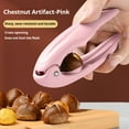 thumbnail image 4 of Usloyux Under $5 Chestnut Opener Tool, 2-Piece Nut Cracker Scissors, Ergonomic Household Peeler, Multi-functional Kitchen Gadget, Easy Shell Removal Tool for Nuts, 4 of 6