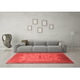 thumbnail image 3 of Ahgly Company Indoor Square Oriental Red Traditional Area Rugs, 3' Square, 3 of 4