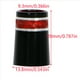 thumbnail image 4 of 30 Piezas de Virola de de Golf para Hierros de Golf, Tamaño de Punta 0.370, Virolas de Golf de Plástico, Accesorios para Ejes de , Rojo, 4 of 5