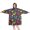 DarkBlue Dinosaurs InSpace, variant on Wearable Oversized Blanket,DarkBlue Dinosaurs Clouds Rainbows Pattern Wearable Blanket Hoodie for Adults,Cozy Hooded Blankets with Super Pockets,Super Warm Fuzzy Pullover for Women & Men