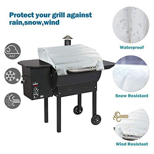 QuliMetal Drip Bucket and Grill Thermal Insulated Blanket for Camp Chef Smokepro and Woodwind Classic 24 Pellet Grills SmokePro PG24DLX PG24XT PG24SE PG24SG Pellet Grill 
