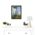 thumbnail image 2 of Claude Monet Woman With Parasol Madame Monet And Son Painting Artwork Framed Wall Art Print A4, 2 of 4
