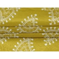 thumbnail image 5 of oneOone Velvet Medium Yellow Fabric Block Craft Projects Decor Fabric Printed By The Yard 58 Inch Wide, 5 of 5