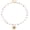 Purple, variant on Crystal Sun Necklace for Women 18K Gold Plated Sun Pendant Necklace Natural Stone Crystal Choker Necklace Healing Crystal Necklace Christmas Trendy Jewelry for Women[h4618]