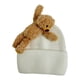 thumbnail image 2 of Gorro de invierno suave y ligero, accesorio para la cabeza, informal, cortavientos, tipo boina. Blanco, 2 of 8
