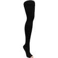 thumbnail image 3 of ITA-MED Unisex Microfiber Open Toe Thigh High Graduated Compression Stockings (25-35 mmHg): H-306(O), 3 of 3