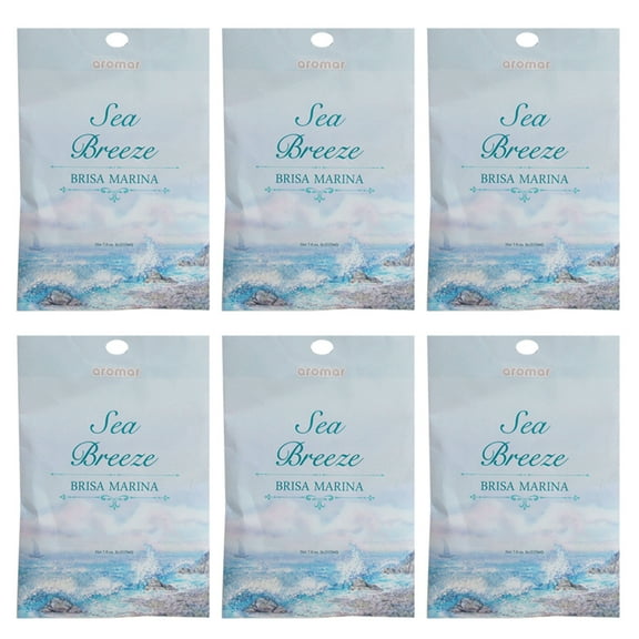 6 Sea Breeze Scented Aroma Fragrance Sachet Pouch Home Closet Drawer Perfume Bag