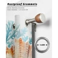 thumbnail image 6 of nqOlkjepod Outdoor Curtains for Patio Waterproof, Coastal Beach Outdoor Privacy Panels Grommet, Summer Ocean Colorful Shell Coral Blackout Outside Curtains for Porch/Cabana/Pergola 54"x95", 1 Panel, 6 of 8