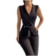 thumbnail image 4 of Mono de mujer, monos, monos de moda, vendaje, sólido, hombros descubiertos, tirantes, camisola, pantalones, mono con cremallera Odeerbi ODB-2, 4 of 8