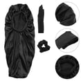 thumbnail image 4 of WORGEOUS 3 PCS 1 Set Hogar Sleep Gorra Exquisito Cuerda de cabello Cuerda de pelo Adornos de cabeza, 4 of 7