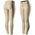 thumbnail image 2 of 36" Horze Ella Womens Pull On Knee Patch Breeches Soft Slightly Stretchy Tan, 2 of 3