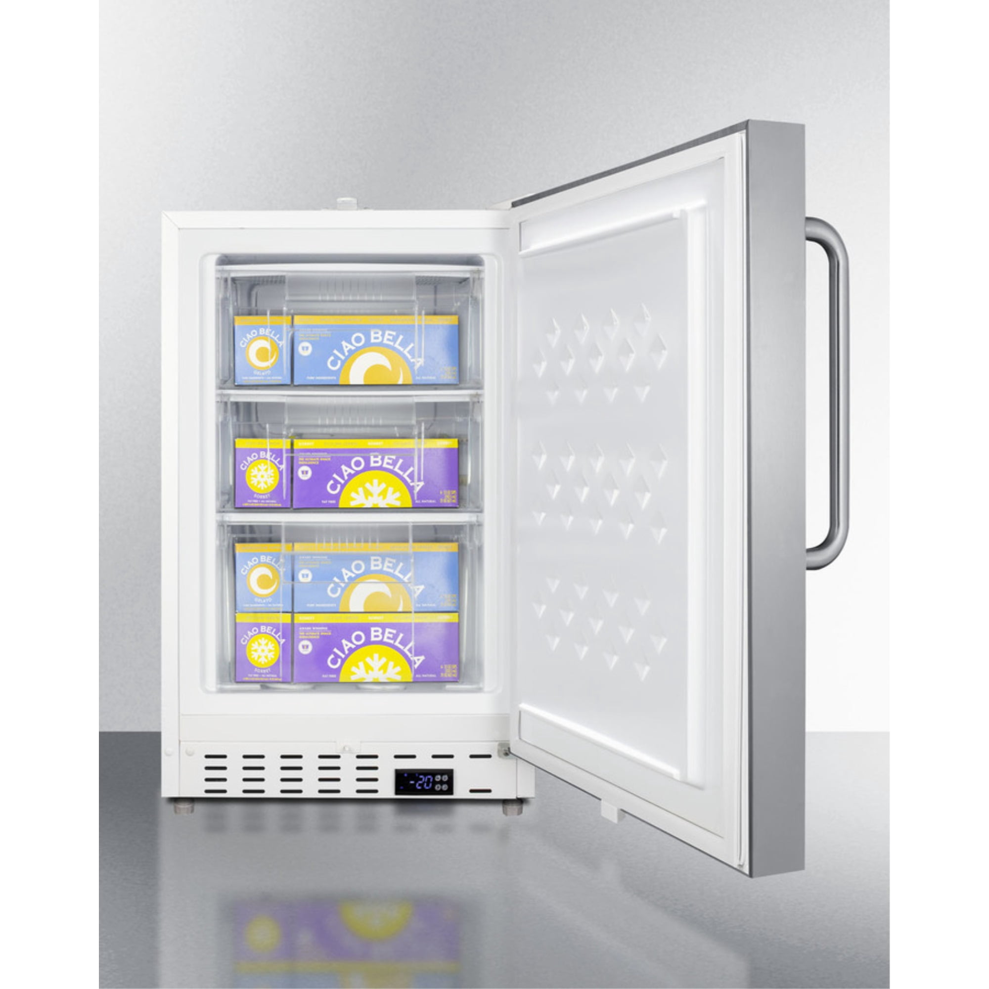 Summit Ff708 24 Inches Wide 5.3 Cu. Ft. Energy Star Certified Compact Freezerless Refrigerator -