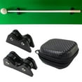 thumbnail image 4 of 2x Pool Billiard Straightness Checker ,with Carry Case Snooker Club Roller Straightness Durable, Inspect Tool for Club, Bar ,Repair , Black, 4 of 8