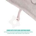 thumbnail image 3 of Newborn Comforter Plush Toy Soothing Baby Animal Handkerchief Soft Baby Towel BlanketGray Elephant, 3 of 4