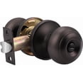 thumbnail image 1 of Satin Nickel Finish Lockset Keyless Privacy Interior Doors Bed and Bath Handle Levers, 1 of 7