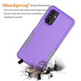 thumbnail image 3 of Njjex for Samsung Galaxy A13 5G Case, Galaxy A13 Case Dual Layer Rubber Protection Cover Anti-Scratch Protective Slim Lightweight Shockproof Heavy-Duty Case for Samsung A13 5G- Purple, 3 of 6