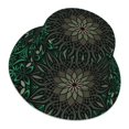 thumbnail image 2 of Reflective Bucket Hat Sun Hats Outdoor Travel Beach Packable Cap , Psychedelic Mandala Geometric Cannabis, 2 of 5