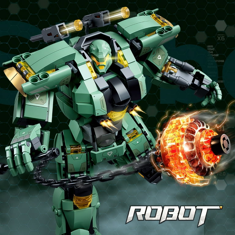 Green discount lego robot