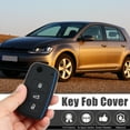 thumbnail image 2 of Unique Bargains Black Silicone Car Remote Control Key Fob Shell Protector for Volkswagen Jetta GTI Passat 3 Button Black, 2 of 6