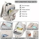 thumbnail image 4 of Mochila escolar Makukke para portátil de 15.6 pulgadas para niñas adolescentes, gris, 4 of 9