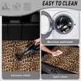 thumbnail image 5 of COEQINE Universal Cargo Liner for Cars SUVs, Scratch-proof Trunk Protection Cute Back Cargo Mat Vehicle Interior Accessories, 29 x 39 Inches, Brown Leopard Print, 5 of 7