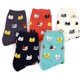 thumbnail image 2 of Calcetines casuales de algodón para mujer, lindos animales, perros, gatos, búhos, calcetines de equipo, divertido patrón encantador, regalos para niñas Ormromra WMZL-2002-2, 2 of 9