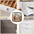 thumbnail image 6 of 4 Pcs Cabinet Handle Drawer Pulls Giraffe Knobs with Screws Square Furniture Office Cabinet Knob Decoration, 6 of 7