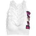 thumbnail image 1 of DailyWear Womens Sports Bra 6 Pack Various Style - One Size, Plus Size (White 6 Pack, One Size), 1 of 3