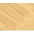 thumbnail image 4 of Ruvanti Twin Bed Sheets Set - Luxurious Silky Soft Microfiber Bedding - Cozy & Comfy - 15 Inch Deep Pocket (Fits up to 17") Hotel Bed Sheets - 3 Pcs - Cream Gold, 4 of 9