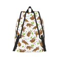 thumbnail image 6 of Rocae Cute Sloth for Durable Canvas Backpack Leisure Large Bag Travel Rucksack Multi-function Backpack Medium, 6 of 8