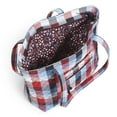thumbnail image 3 of Vera Bradley Women's Recycled Cotton Small Vera Tote Bag Patriotic Plaid, 3 of 5