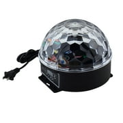 Hot 6Colors LED Crystal Magic Ball Effect Light Disco ball DJ Stage Party laser led Sound activated disco light cheap led ball