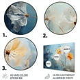 thumbnail image 3 of Designart "Patterns in Nature Dandelion s Design" Floral Metal Wall Decor, 3 of 5