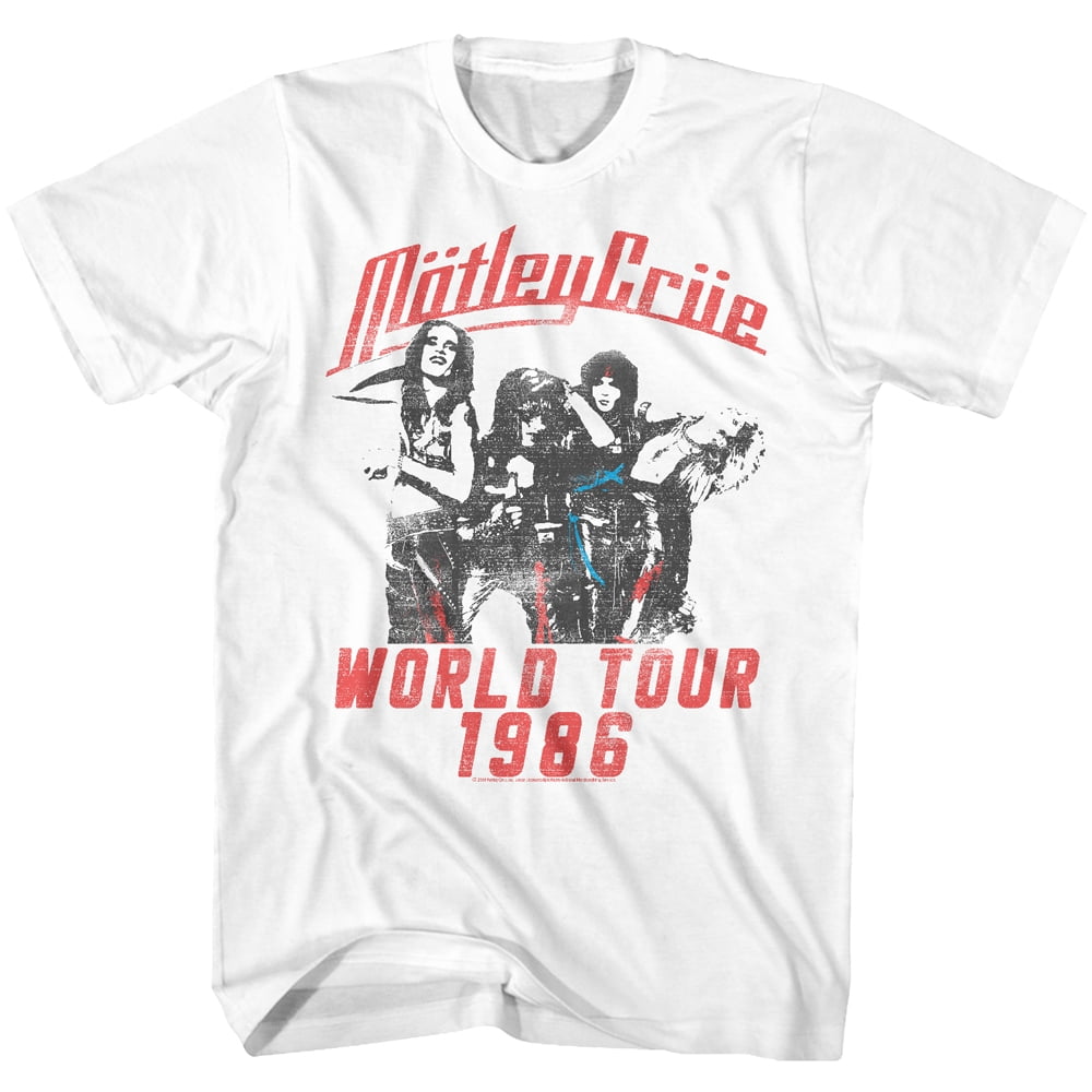 Motley Crue World Tour Classic White 
