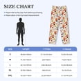 thumbnail image 4 of Lsque Squirrel Nuts Mushroom Print Men's Pajama Pants, Lounge Pant - Comfortable Home Wear,Elastic Waistband, Stylish Design-XX-Large, 4 of 9