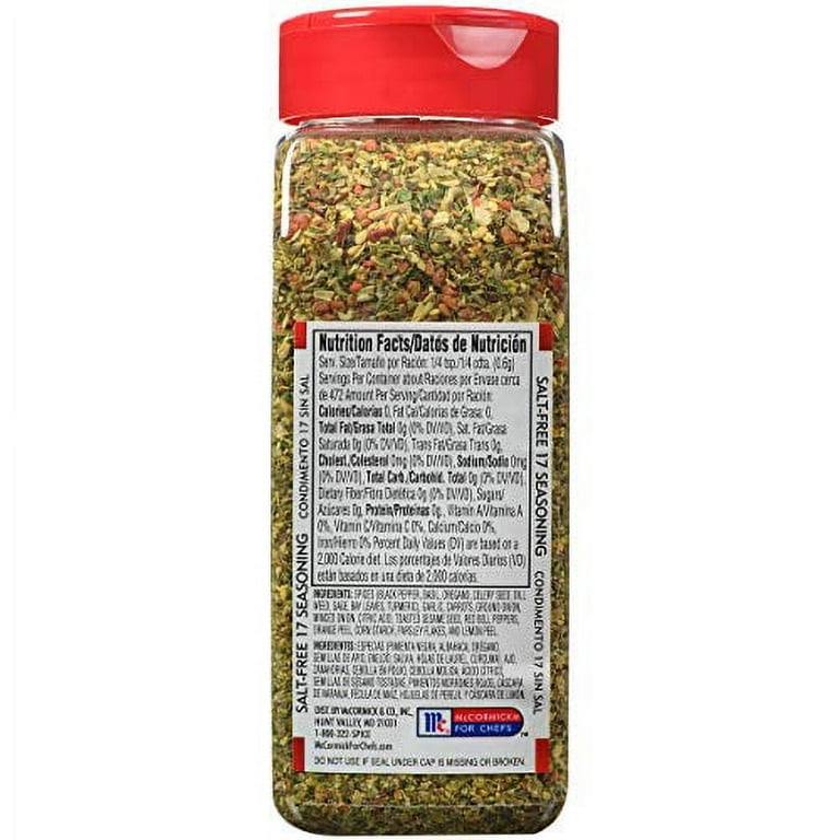 6 PACKS : 10oz Lawry's Salt Free 17 Seasoning Blend Spice Rub No Salt No  MSG Added 
