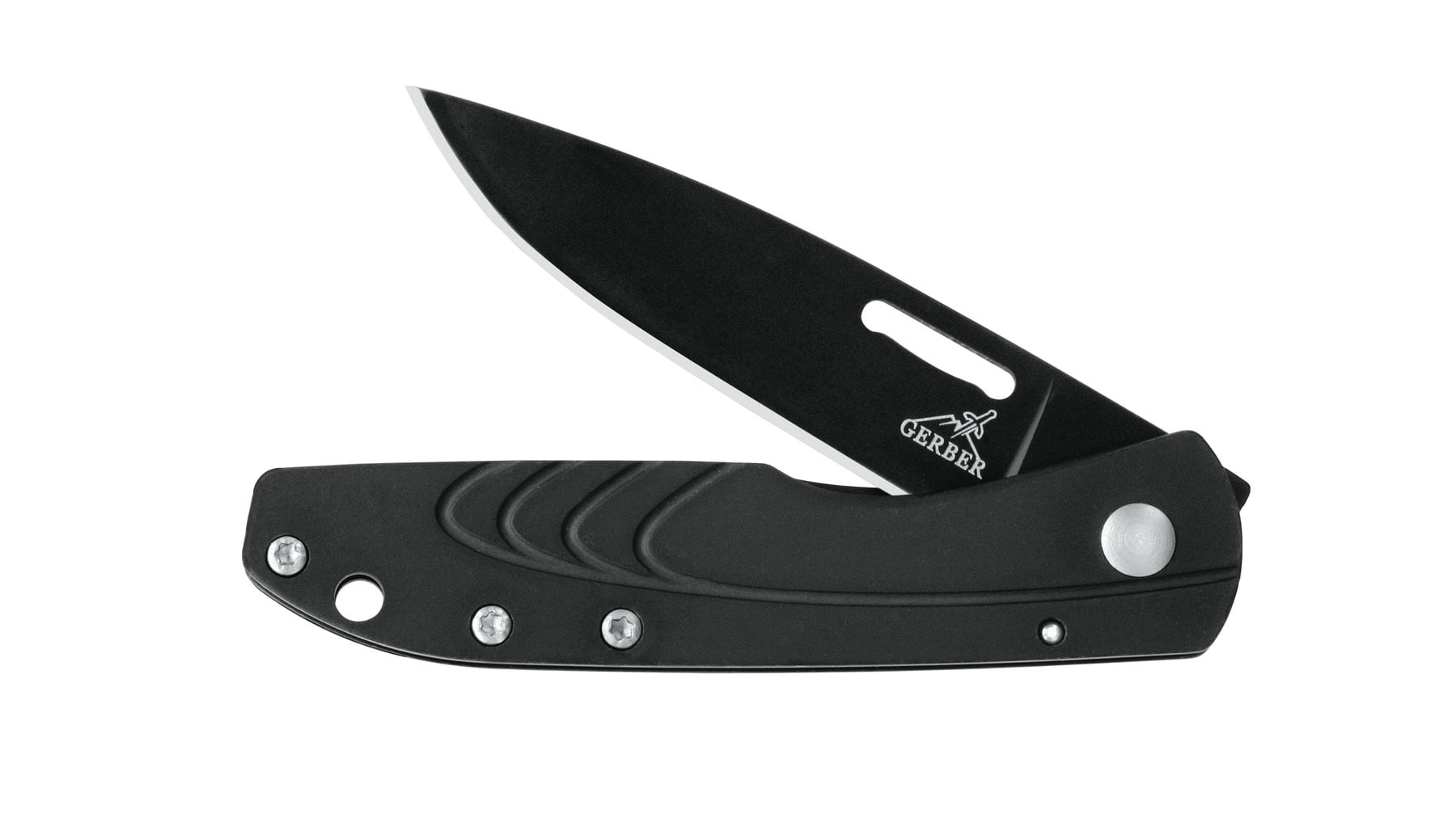 Gerber STL 2.0 Folding Knife, 2.1in Blade, Non-Assisted Opening, Black